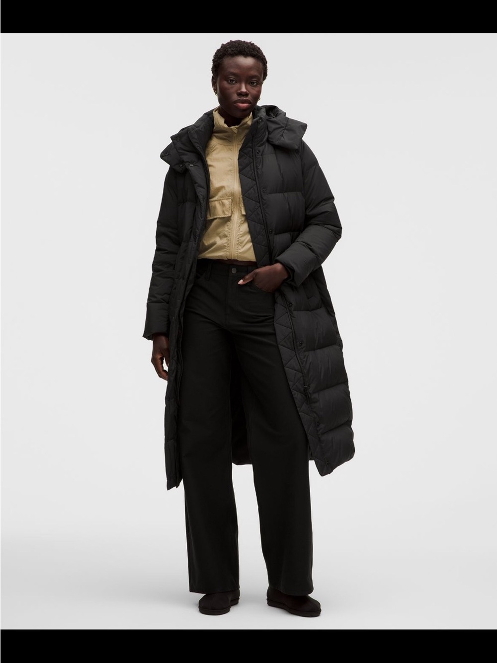 lulu Wunder Puff 600-Down-Fill Long Jacket